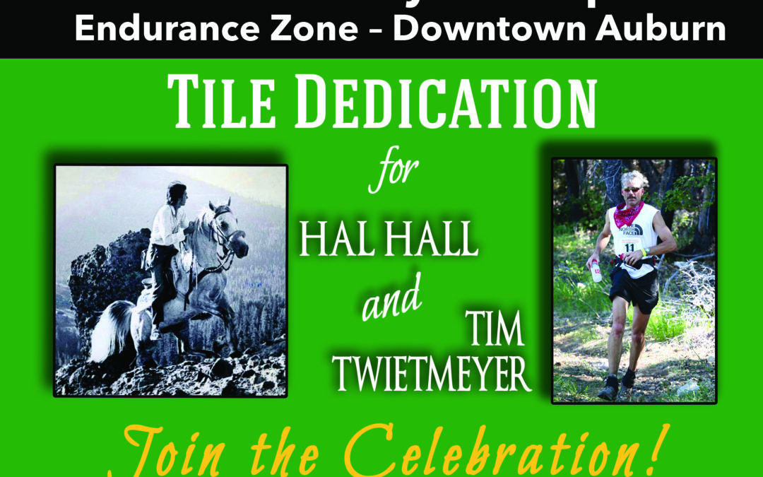 Hal Hall and Tim Twietmeyer  Commemorative Tiles Celebration! Saturday April 13, beginning at 3:30 pm.