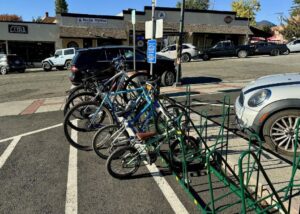 New bike racks in Auburn