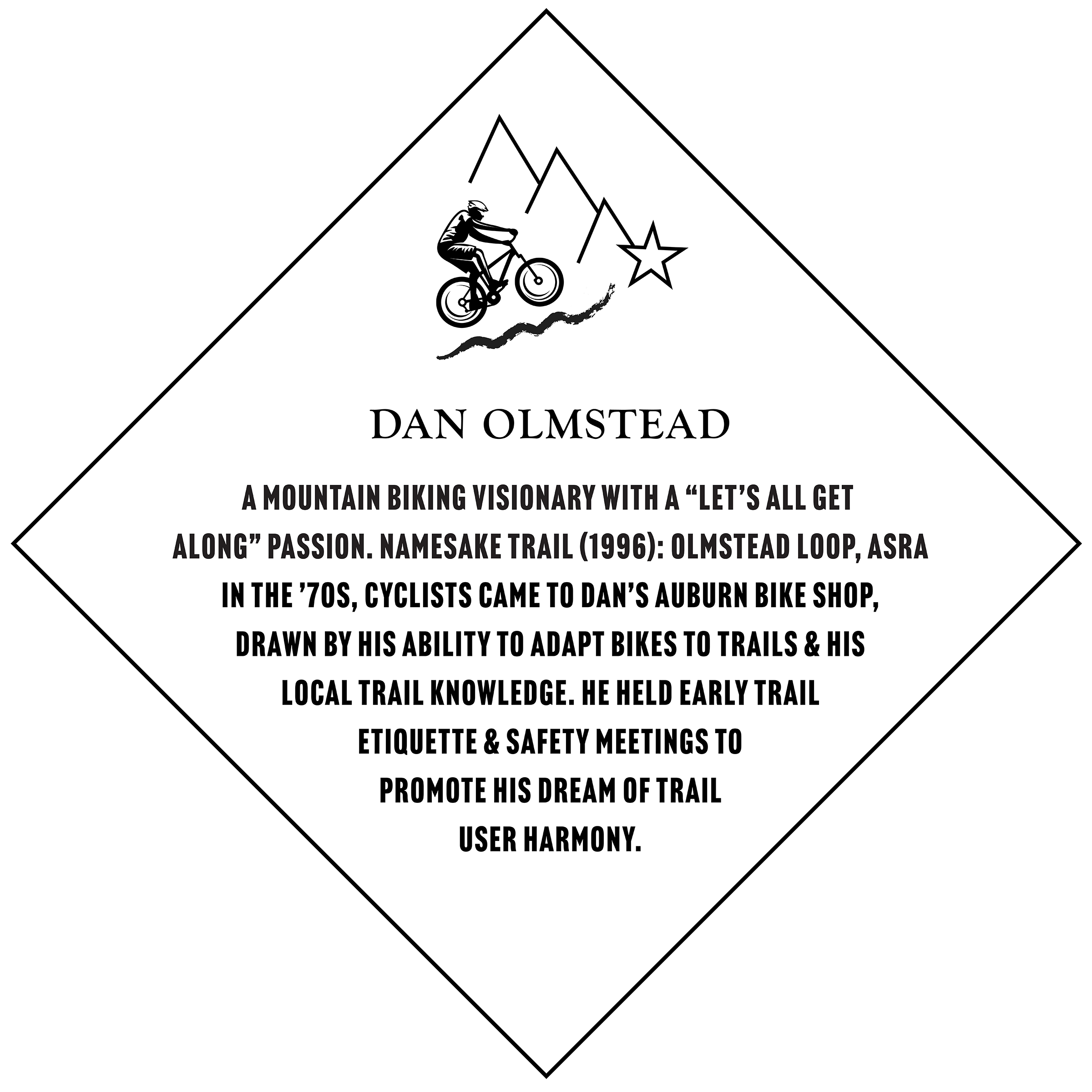 Dan Olmstead Commemorative Tile