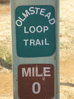 Olmstead Loop Trail Sign