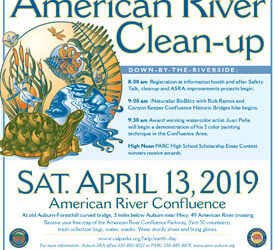 Earth Day American River Clean Up – April 13!